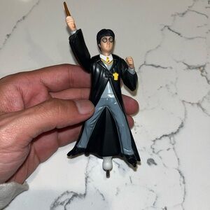 Wizard Character Figure with Joint Action Wand Black & Gray 2000’s Replacement